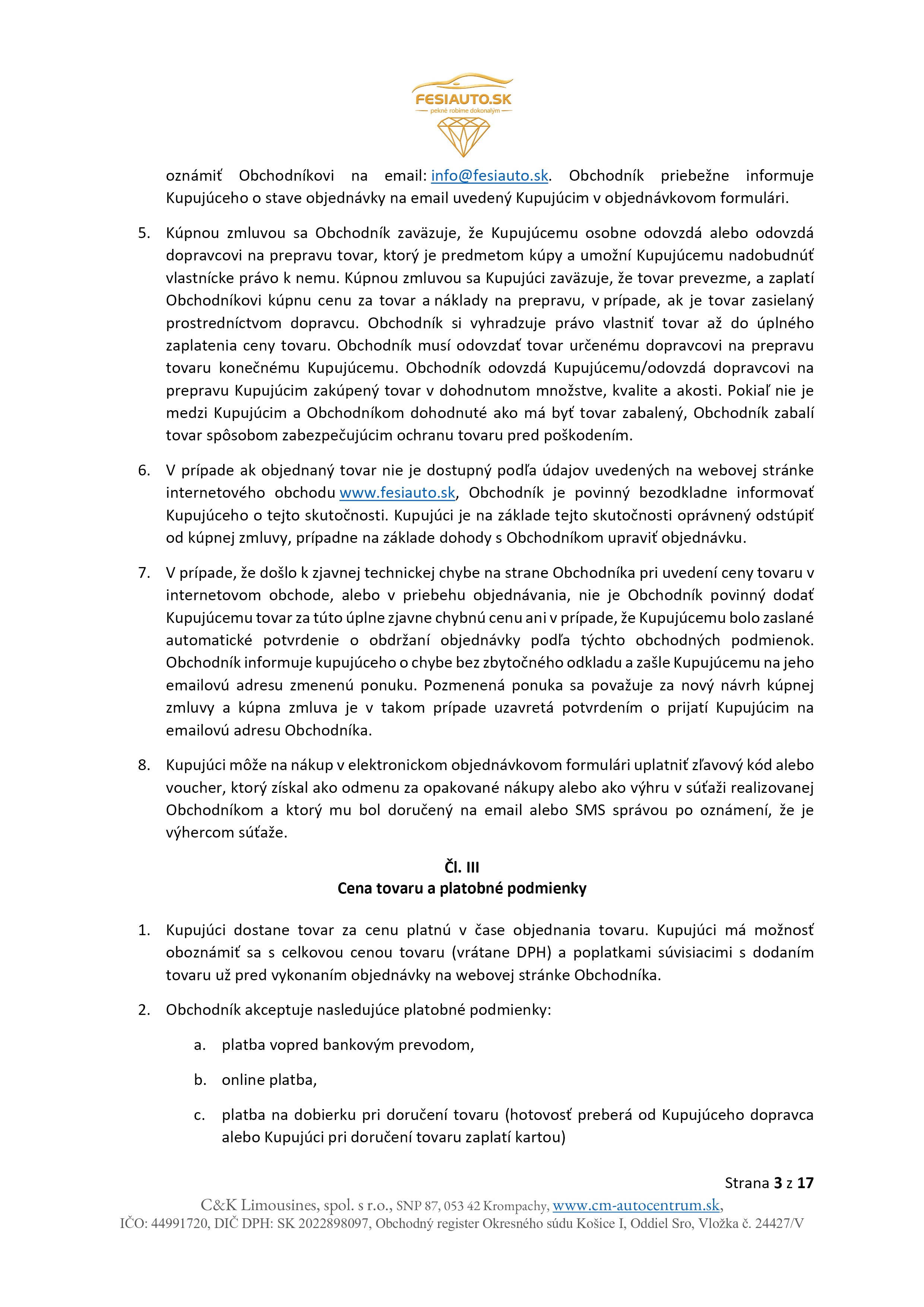 2026.06.19 - Obchodné podmienky pre spotrebiteľov www.fesiauto (3)